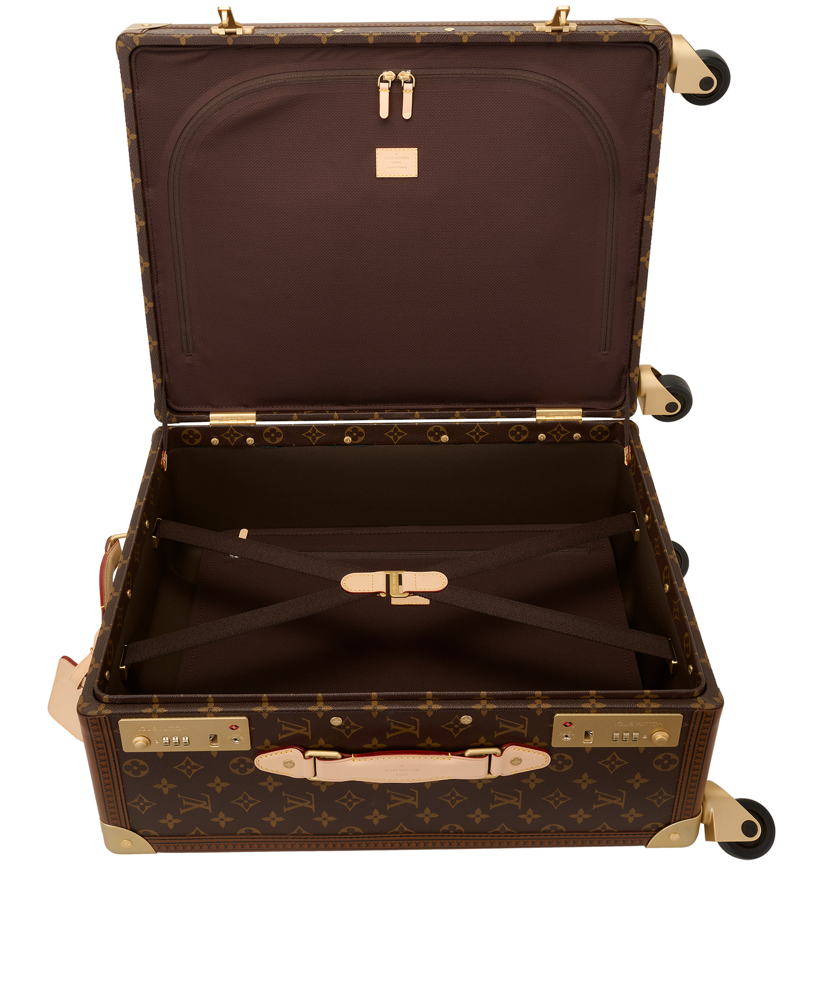 Rolling Trunk, &pound;4,500, Handbags, Brown, Canvas, Other view